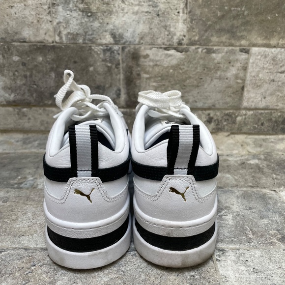 ❤️ PUMA MAYZE LEATHER PLATFORM SNEAKERS SIZE 9 - Picture 5 of 8